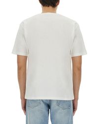 Valentino - Cotton T-Shirt With Chez Print T-Shirts - Lyst