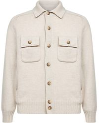 D 40 - Virgin Wool Knit Jacket - Lyst
