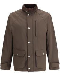 Brunello Cucinelli - Stretch Membrane Nylon Jacket - Lyst