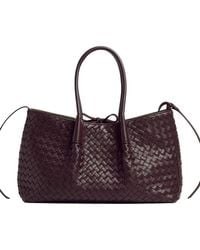 Bottega Veneta - Reversible Bag Picture Gallery Leather Calf Handbags - Lyst