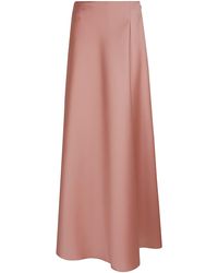 Alberta Ferretti - Mikado Long Skirt - Lyst