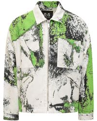 44 Label Group - Jacket With Corrosive Effect - Lyst
