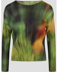 Pleats Please Issey Miyake - Turnip & Spinach Top - Lyst