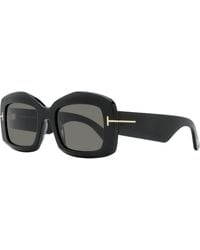Tom Ford - Venetia Sunglasses Tf1218 01A 53Mm Ft1218 Plastic (Acetate) - Lyst