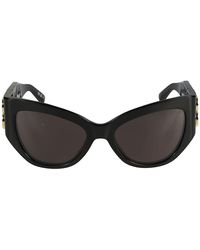 Balenciaga - Bb Embossed Cat-Eye Sunglasses - Lyst