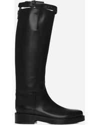 Ann Demeulemeester - Stan Riding Leather Boots - Lyst