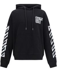 Off-White c/o Virgil Abloh - Motion Arrow Hoodie Cotton Sweatshirts - Lyst