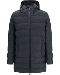 Herno - Long Padded Hooded Jacket - Lyst