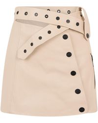 The Mannei - Leather Skirt Calfskin - Lyst
