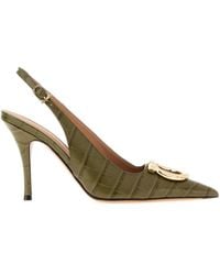 Ferragamo - Leather Sara Pumps - Lyst