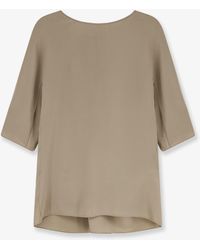 Max Mara - Mxegattini Silk Top - Lyst