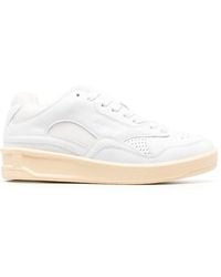 Jil Sander - Basket Low-Top Leather Sneakers - Lyst