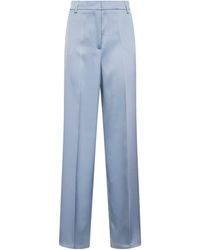 Blanca Vita - Powder Satin Pisa Straight Trousers<Br - Lyst