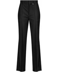 GIUSEPPE DI MORABITO - Virgin Wool Flared Trousers - Lyst
