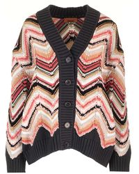 Missoni - Macro-Zigzag Cardigan - Lyst