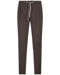 PT01 - Linen Blend Soft Fit Trousers - Lyst