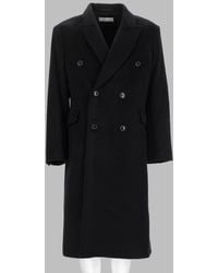 Our Legacy - Double-Breasted Coat Whale Wool Mohair Trench & Raincoats - Lyst