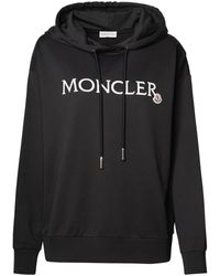 Moncler - Logo Cotton Jersey Hoodie - Lyst