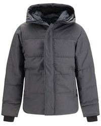 Canada Goose - Gray Cotton Parka - Lyst
