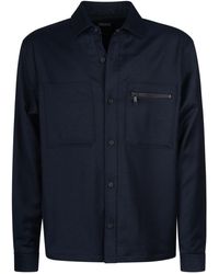 Zegna - Patched Pocket Buttoned Jacket - Lyst