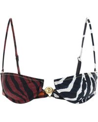 Reina Olga - Printed Stretch Nylon Hommond Bikini Top - Lyst