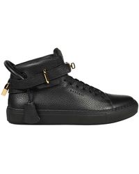 Buscemi 100MM Twist Lock Leather Sneakers in Black for Men Lyst