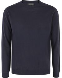 Roberto Collina - Girocollo Ml - Lyst