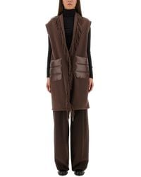 Herno - Resort Sleeve Nylon Wool Cashmere Waistcoats & Gilets - Lyst