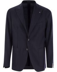 Tagliatore - Two-Button Wool Jacket - Lyst