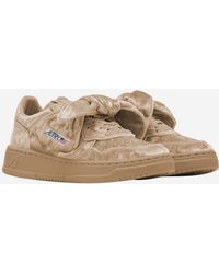 Autry - Low Velvet Sneakers (Polyester Trainers - Lyst