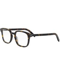 Dior - Eyeglasses Square Full Rim, Havana Frame And Clear Demo Lens Cdiconos4I2000 Sunglasses - Lyst