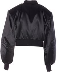 The Attico - Satin Bomber Jacket - Lyst