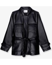 Frankie Shop - Kelia Faux Leather Trench - Lyst