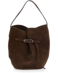 Liffner - Crossbody Bag With Adjustable Strap Suede For Cow Shoulder - Lyst
