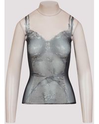Balenciaga - Trompe Oeil Lingerie Top - Lyst