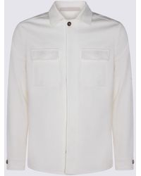 Eleventy - Linen Blend Casual Jacket - Lyst