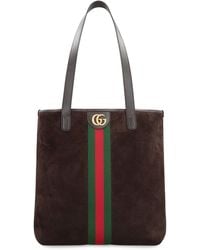 Gucci - Shopping Bag Ophidia Calf Leather Tote - Lyst