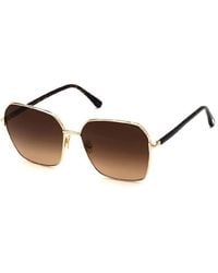 Tom Ford - Square Full Rim, With A Shiny Bordeaux Frame And Gradient Lens - Lyst