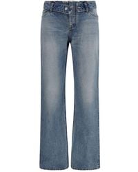 McQueen - Blue Cotton Straight - Lyst