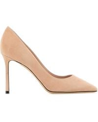 Jimmy Choo - Skin Suede Romy 85 Pumps - Lyst