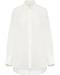 Totême - Kimono-Sleeve Cotton Shirt - Lyst