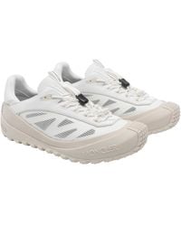 Moncler - Sneakers Leather Fabric Rubber Sole - Lyst