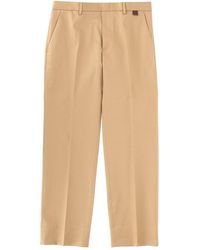 Gucci - Tailored Cotton Pants Trousers - Lyst
