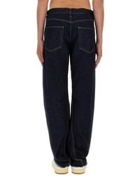 Lanvin - Twisted Jeans Cotton - Lyst