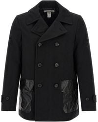 Comme des Garçons - Double-Breasted Canvas Caban Jacket - Lyst