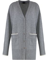 Pinko - Cardigan Tasmania Wool-Cashmere Cardigans - Lyst