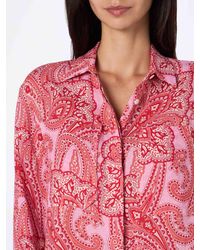 MC2 Saint Barth - Paisley Linen Alodie Shirt - Lyst