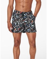 Marcelo Burlon - Hawaii Print Swim Shorts Clothing Beachwear - Lyst