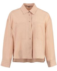 Peserico - Silk-cotton Blend Shirt - Lyst