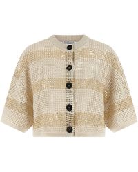 Brunello Cucinelli - Cotton Cardigan Clothing - Lyst
